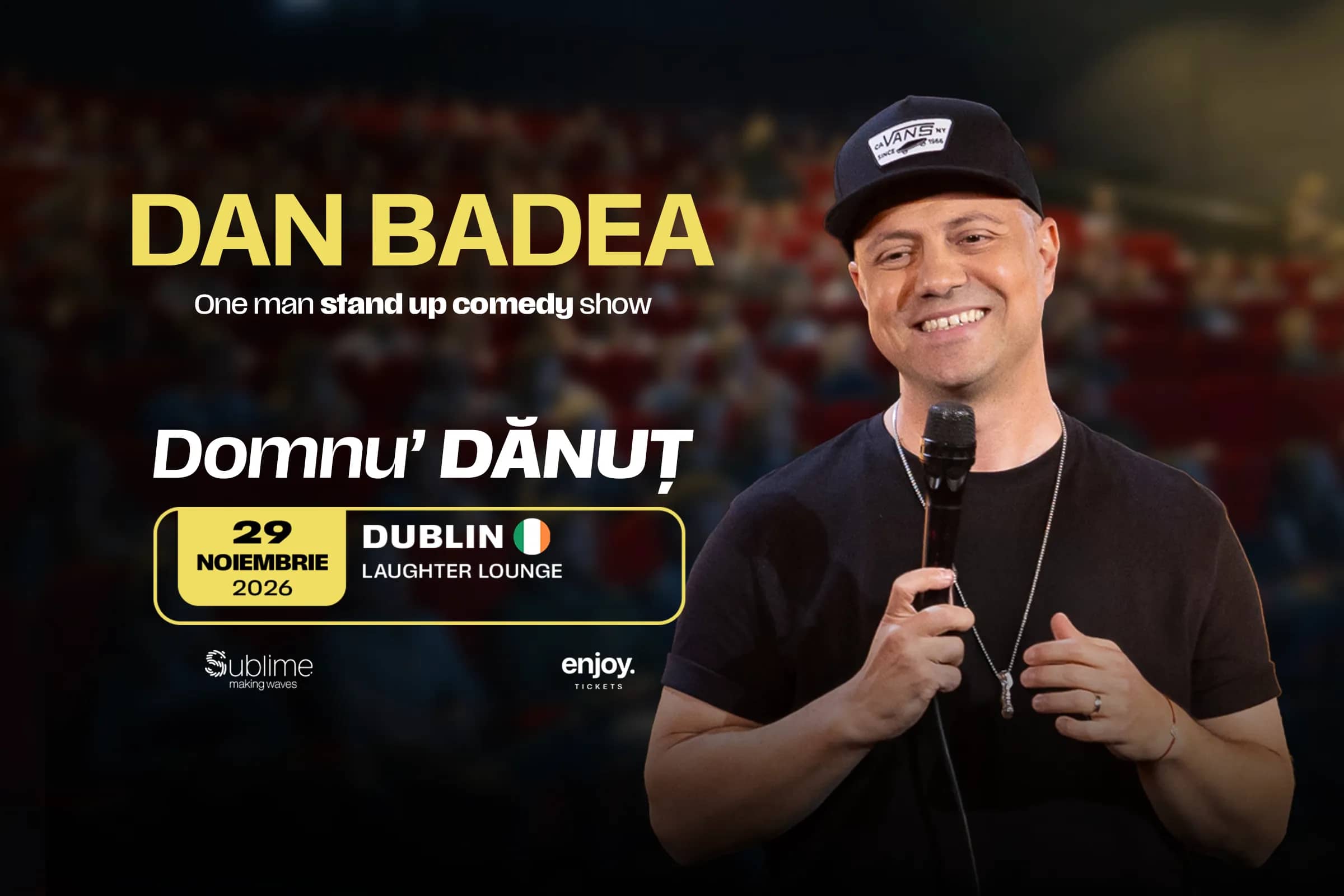 Dan Badea, Domnu’ Dănuț, 29 November 2026, Laughter Lounge, Dublin